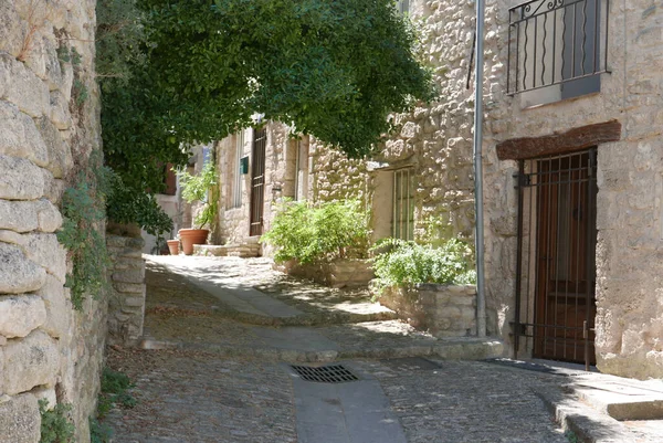 Vesnice Vaucluse Roussillon Bonnieux Mezi Vinicí Obcí Francie — Stock fotografie