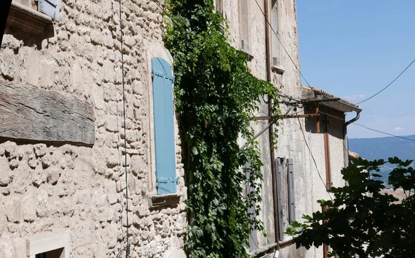 Dorf Von Vaucluse Roussillon Und Bonnieux Zwischen Weinberg Und Dorf — Stockfoto