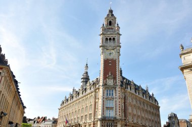 Kuzeydeki Lille şehrini ziyaret et. Büyük bir yer, Fransa.