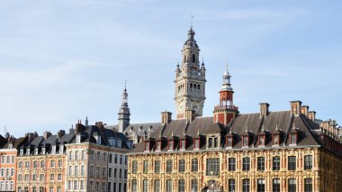 Kuzeydeki Lille şehrini ziyaret et. Büyük bir yer, Fransa.