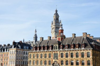 Kuzeydeki Lille şehrini ziyaret et. Büyük bir yer, Fransa.