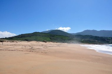 Güney Korsika 'nın güzel manzarası, Ajaccio, Fransa