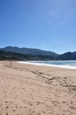 Güney Korsika 'nın güzel manzarası, Ajaccio, Fransa