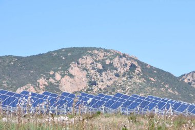 Güney Korsika 'nın güzel manzarası, Ajaccio, Fransa