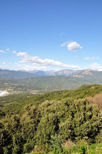 Όμορφο Τοπίο Της Νότιας Κορσικής Ajaccio Γαλλία — Φωτογραφία Αρχείου