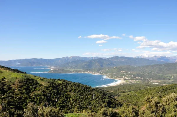 Bela Paisagem Sul Córsega Ajaccio França — Fotografia de Stock