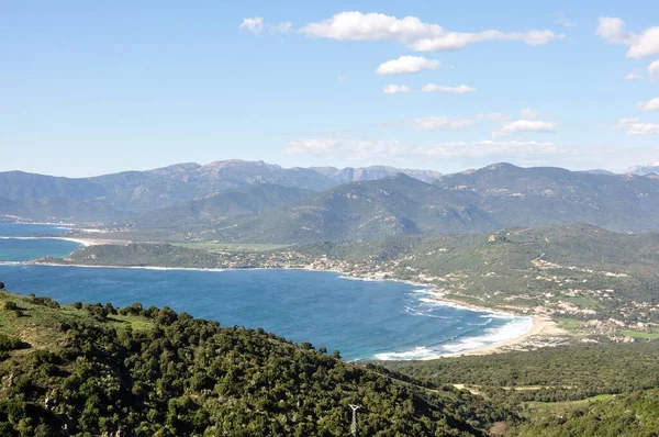 Bela Paisagem Sul Córsega Ajaccio França — Fotografia de Stock