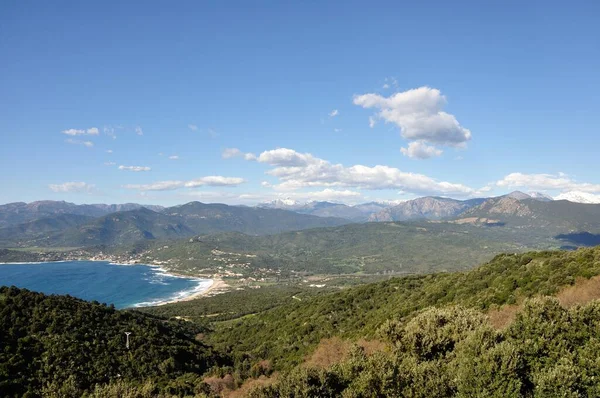 Bela Paisagem Sul Córsega Ajaccio França — Fotografia de Stock