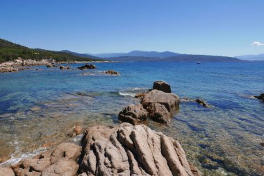 Güney Korsika, deniz kenarında güzel bir adada tatil. Fransa