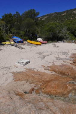 Güney Korsika, deniz kenarında güzel bir adada tatil. Fransa