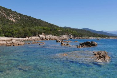 Güney Korsika, deniz kenarında güzel bir adada tatil. Fransa