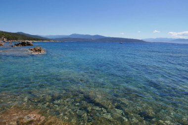 Güney Korsika, deniz kenarında güzel bir adada tatil. Fransa