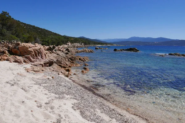 Córcega Del Sur Vacaciones Junto Agua Isla Belleza Francia —  Fotos de Stock