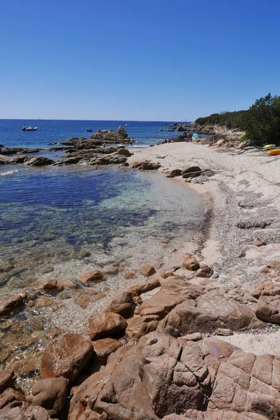 Południowa Korsyka Wakacje Nad Wodą Wyspie Piękna Francja — Zdjęcie stockowe