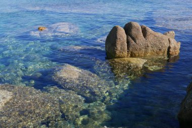 Güney Korsika, deniz kenarında tatil. Fransa 'nın en güzel adası.
