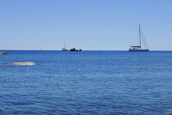 Córcega Del Sur Vacaciones Junto Agua Isla Belleza Francia —  Fotos de Stock