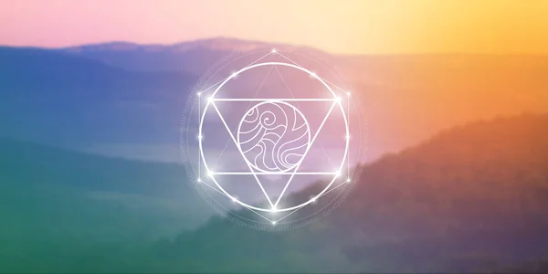 Kutsal geometri web pankartı. Doğada matematik, doğa ve maneviyat. Doğanın formülü.