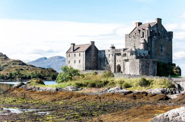 Kral Eilean Donan Kalesi, Loch DUID, yaylaları, İskoçya, Birleşik