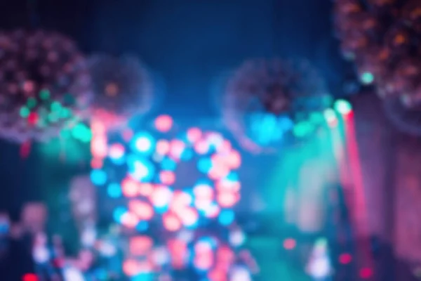 Blur fundo com luz bokeh em um concerto de música Desfocado fundo — Fotografia de Stock