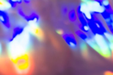 Bulanık holografik arka plan. Soyut arkaplan çok renkli moda