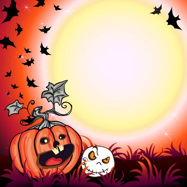Halloween Party Background — Stock Vector