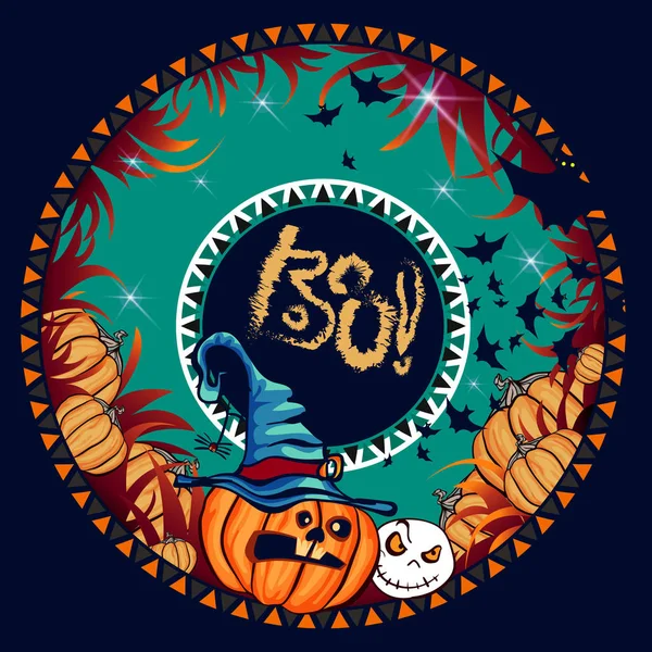 Halloween Banner dark — Stock Vector