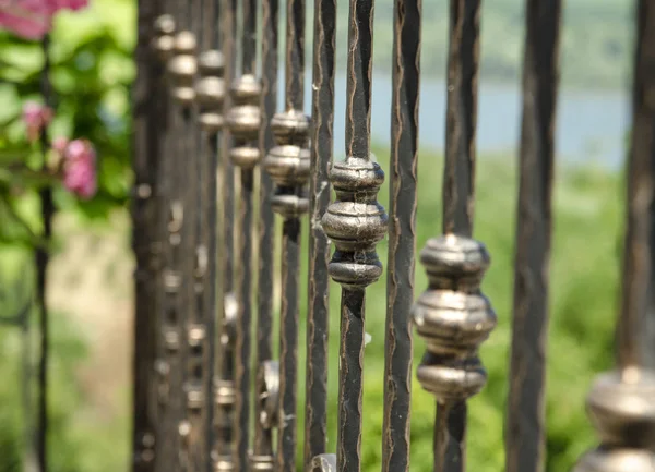 Close Fence Chain — Stock Photo, Image