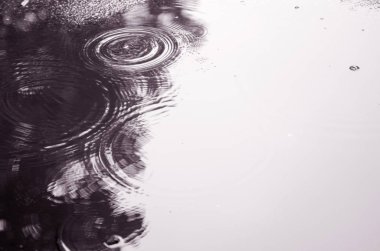 Siyah ve beyaz boya ile soyut arkaplan