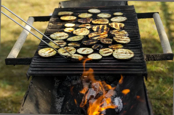 Cottura Della Carne Alla Griglia — Foto Stock