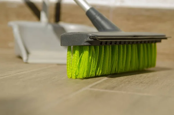 Cleaning House Brush — Stock Photo, Image