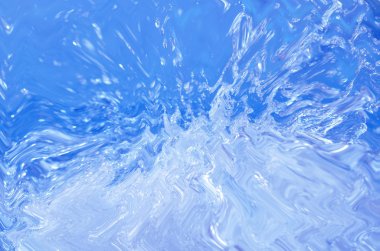 Mavi su damlalarıyla soyut arkaplan