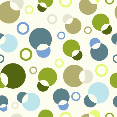 Basit geometrik şekillere sahip Memphis stili soyut dikişsiz desen.