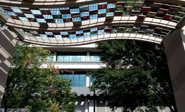 Flags at Centennial Olympic Park in Atlanta, GA