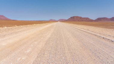 Gravel road in Damaraland, Namibia.
