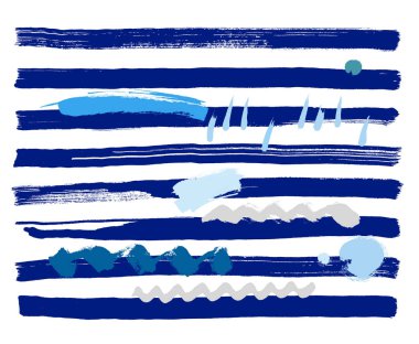 Pasaklı vektörel arka plan el boyaması. Fırça tasarım.