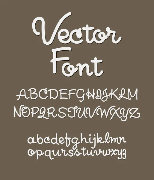 Рукописні алфавіту листи вектор. ABC для вашого дизайну. — стоковий вектор
