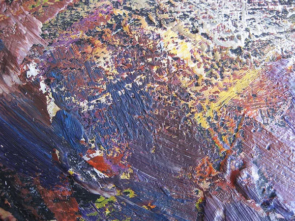 Абстрактная текстура масляной краски на холсте. Иллюстрация к вашему дизайну . — стоковое фото