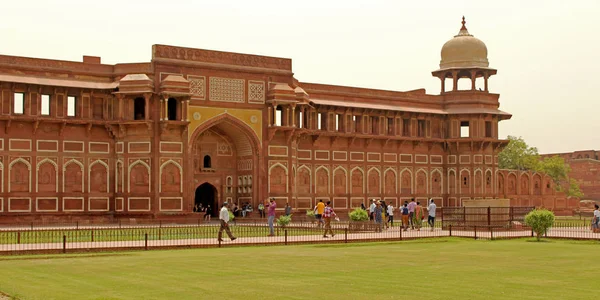 Einer der berühmtesten touristischen Orte Indiens, agra fort, — Stockfoto