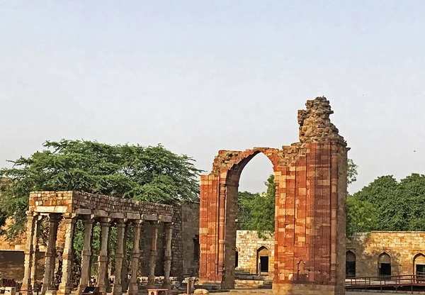 Einer der berühmtesten touristischen Orte Indiens, qutub minar.delhi — Stockfoto