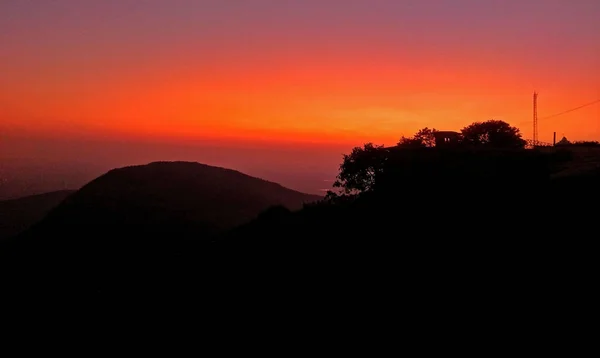 NANDI HILLS ONE OF THE BEST TOURIST PLACES TO VISIT IN KARNATAKA — Stock Photo, Image