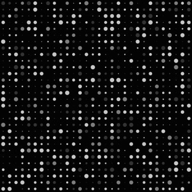 Noktalı kusursuz siyah beyaz arkaplan deseni