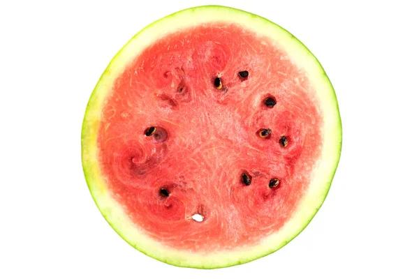 Fatias de melancia no fundo branco — Fotografia de Stock