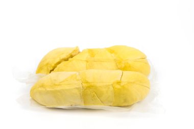 Durian, Tayland meyvelerini Durian Kral üzerinde beyaz backgr izole.