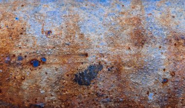 Paslı metal doku ya da paslı metal arka plan. Grunge retro vint