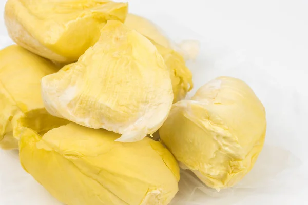 Durian, Tayland meyvelerini Durian Kral üzerinde beyaz backgr izole.