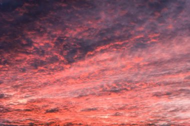 güzel gökyüzü ve clound günbatımı, gökyüzü arka plan