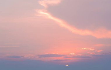 güzel gökyüzü ve clound günbatımı, gökyüzü arka plan