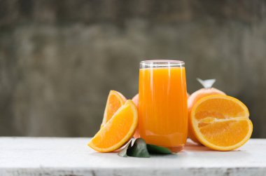 Taze sıkılmış portakal suyu, yakın çekim