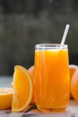 Taze sıkılmış portakal suyu, yakın çekim