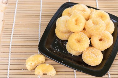 çörek şeker, tatlı şeker çörek parçaları